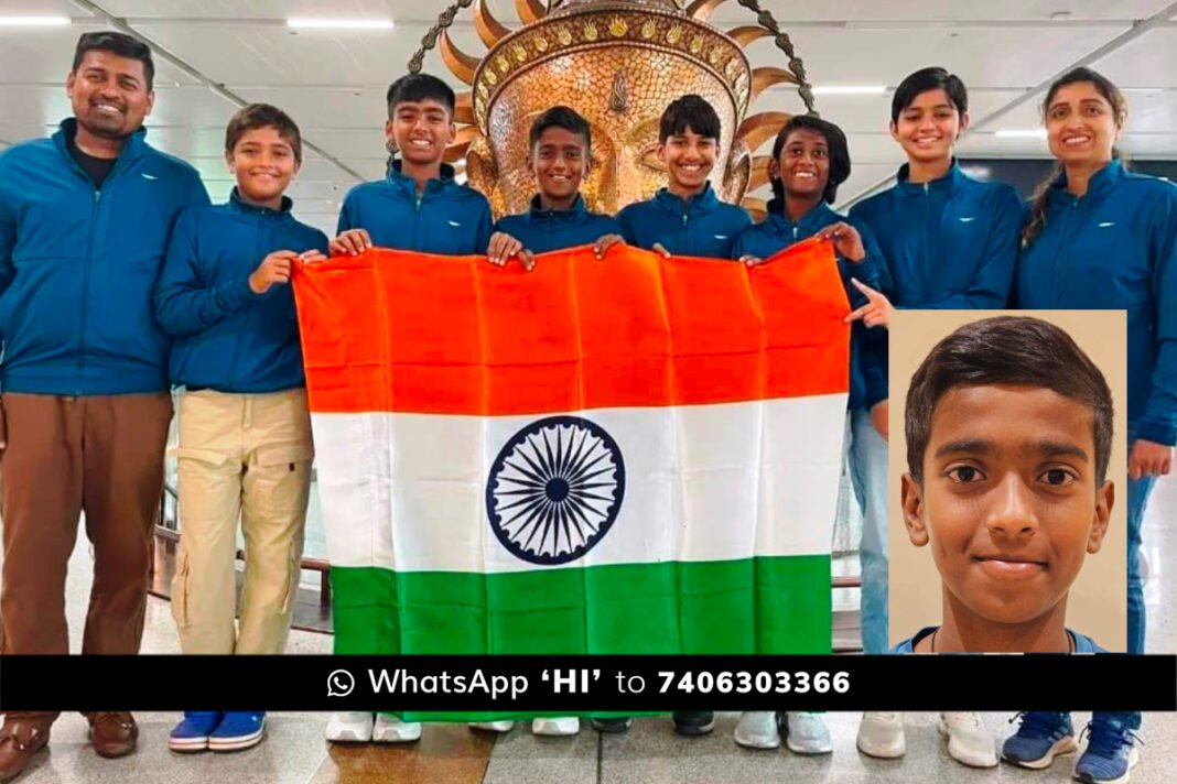 Indian Tennis Champion Sidlaghatta Melur M Puneeth