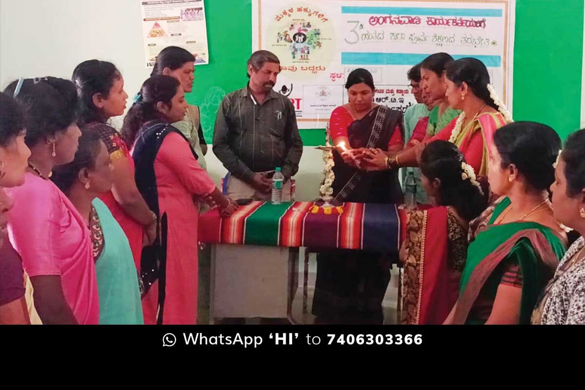 Sidlaghatta Anganwadi Workers Workshop