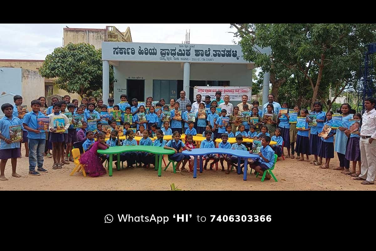 Sidlaghatta Tatahalli Government School Furniture Donation