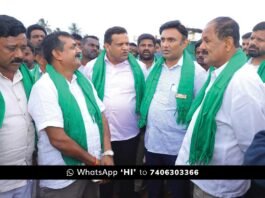 Sidlaghatta KIADB Land MP Dr K Sudhakar Visit