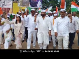 Sidlaghatta Congress Gandhi Jayanti March