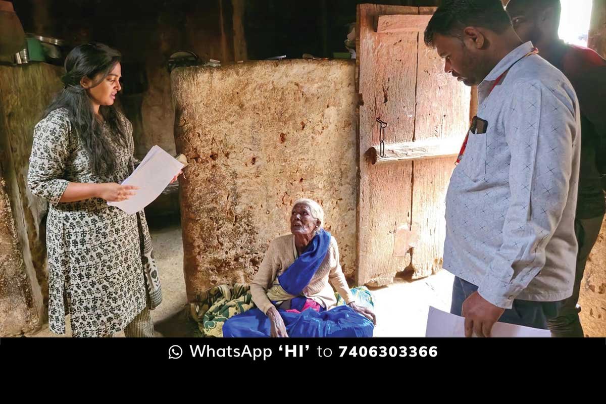 Sidlaghatta rain old woman house collapse