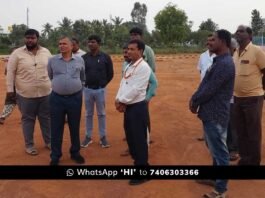 Sidlaghatta Kumbiganahalli Cheemangala Gram Panchayat CEO Inspection