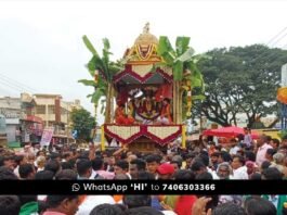 Sidlaghatta H Cross Sri Sita Rama Anjaneya Swamy Rathotsava