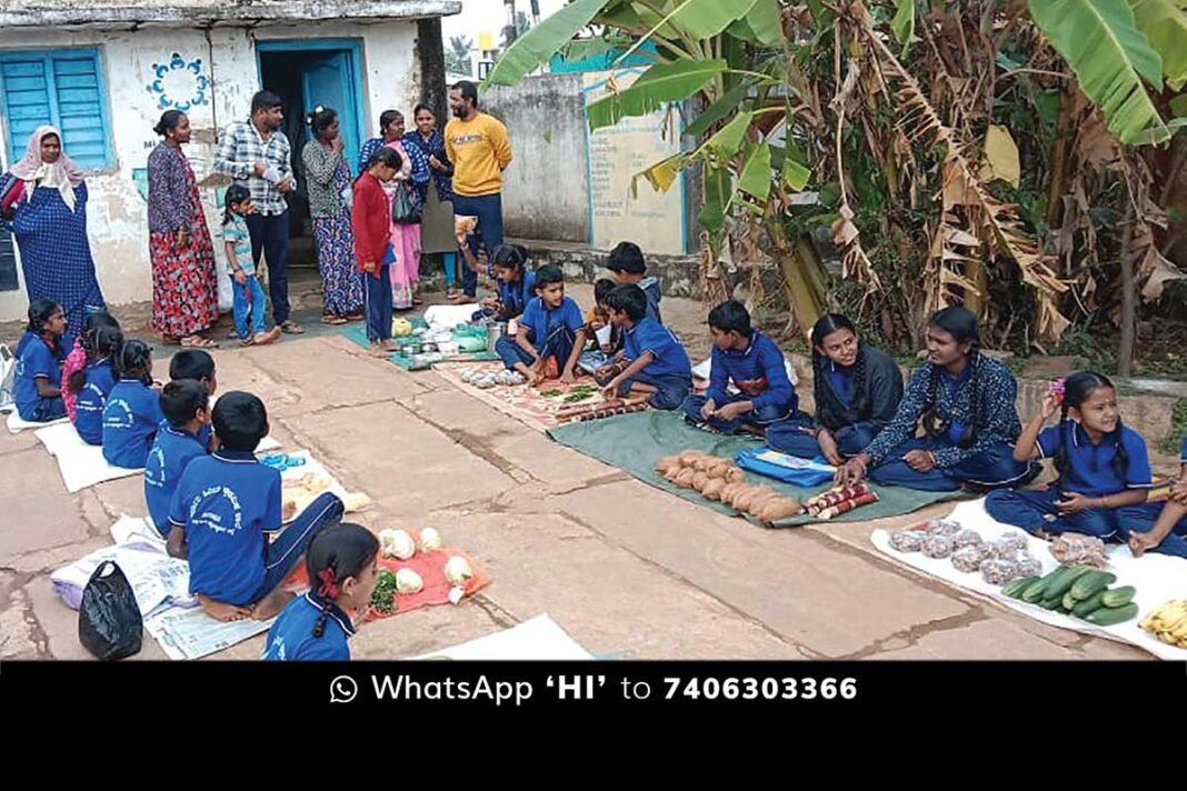 Sidlaghatta Veerapura School Children's Market