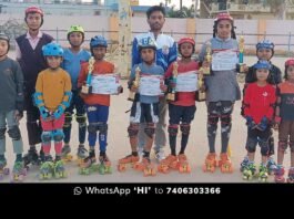 Sidlaghatta Speed Skating Medals