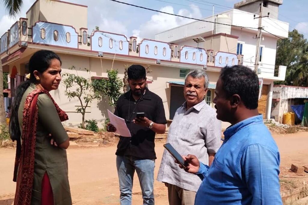 Sidlaghatta Anur Public works inspection