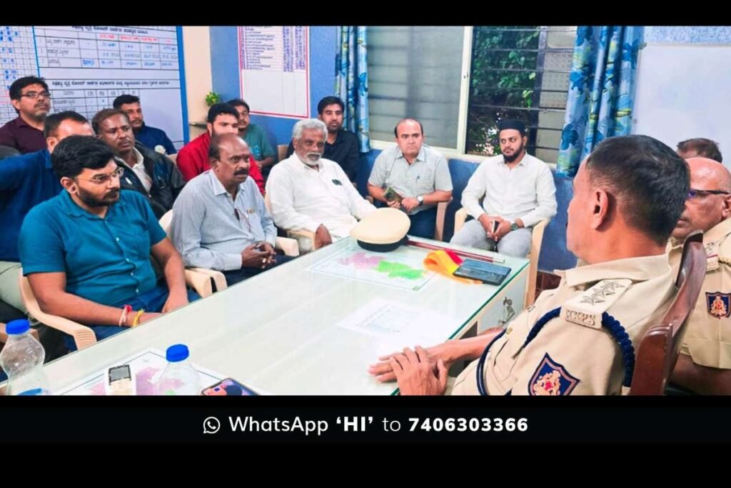 Sidlaghatta Police School Transport safety Measures Meeting