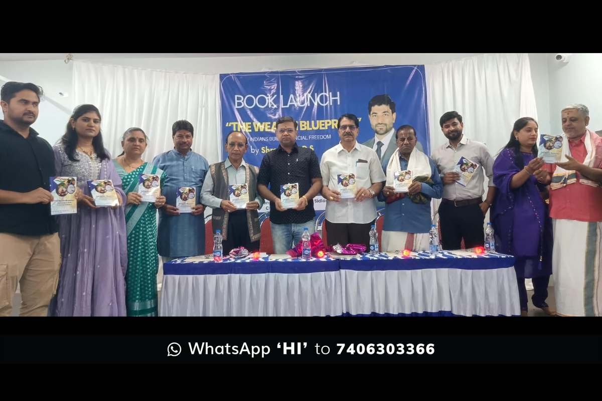 wealth blueprint book launch sidlaghatta financial literacy