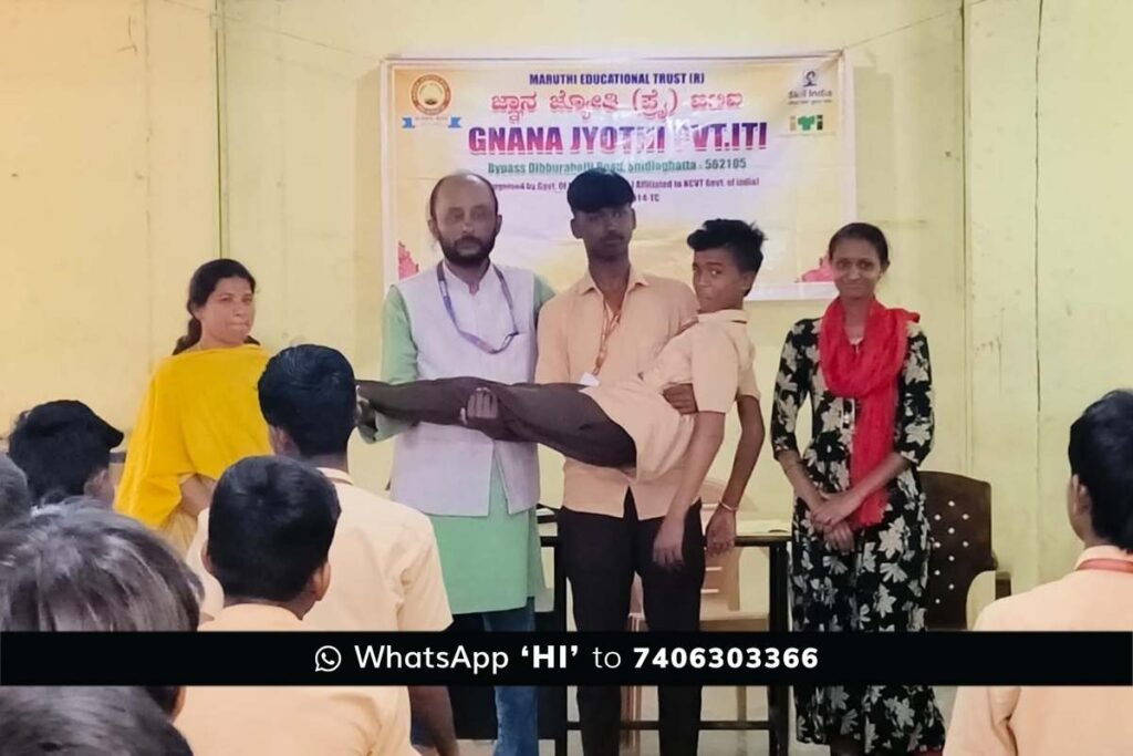 First Aid workshop Gnana jyothi ITI College