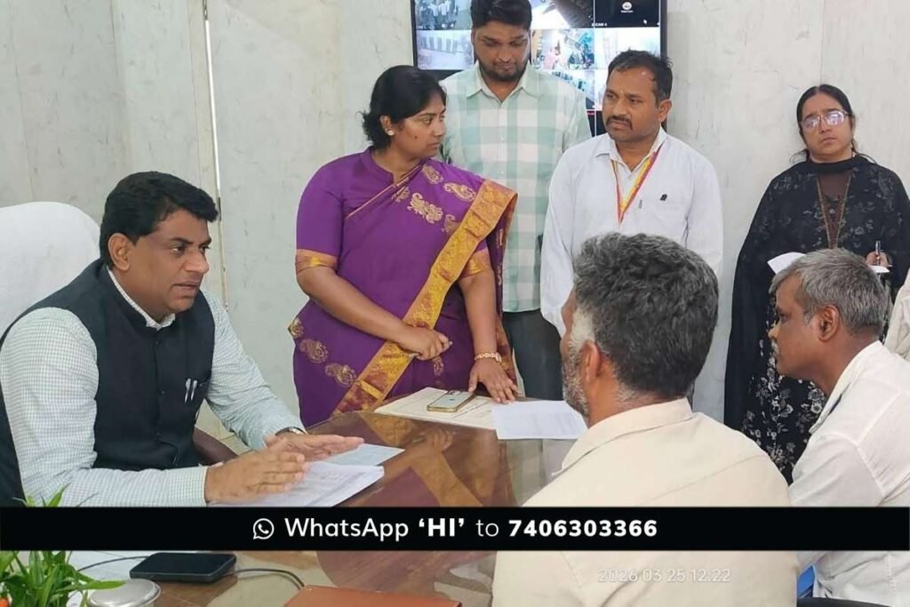 Chikkaballapur DC G Prabhu Visit Sidlaghatta Taluk Office