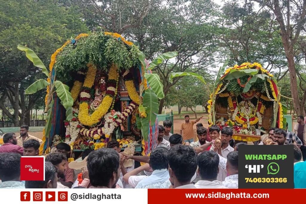 Siddhartha Nagar Devi Procession