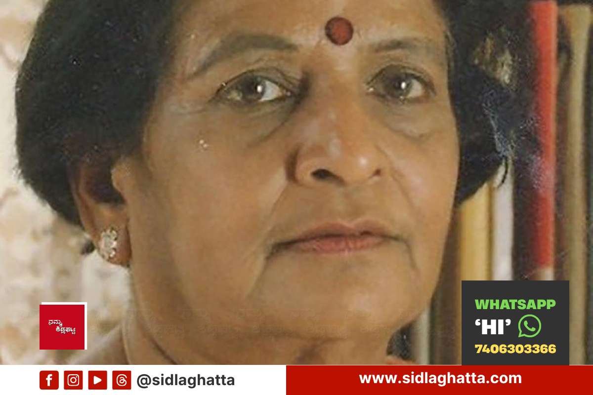 Prema Karanth, Kannada cinema first woman director, native of Sidlaghatta, who directed Phaniyamma